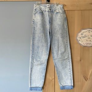 BDG light wash high-waisted mom jeans